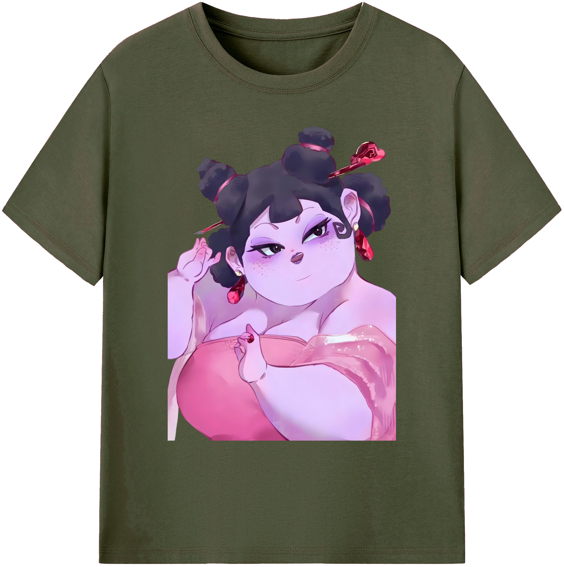 （画像用） Ne Zha 2 ナタ 魔童の大暴れ 綿100％ メンズ半袖Tシャツ｜肌触りやわらか＆通気性